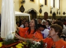 Ida da imagem do Imaculado CoraÃ§Ã£o da Virgem de FÃ¡tima em Quintana, SÃ£o Paulo